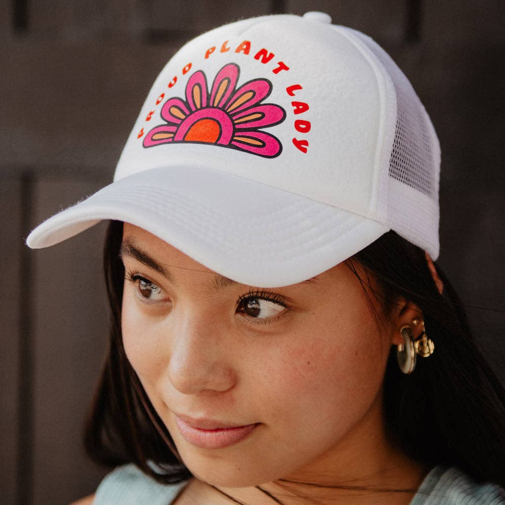 Proud Plant Lady Foam Trucker Hat Snapback