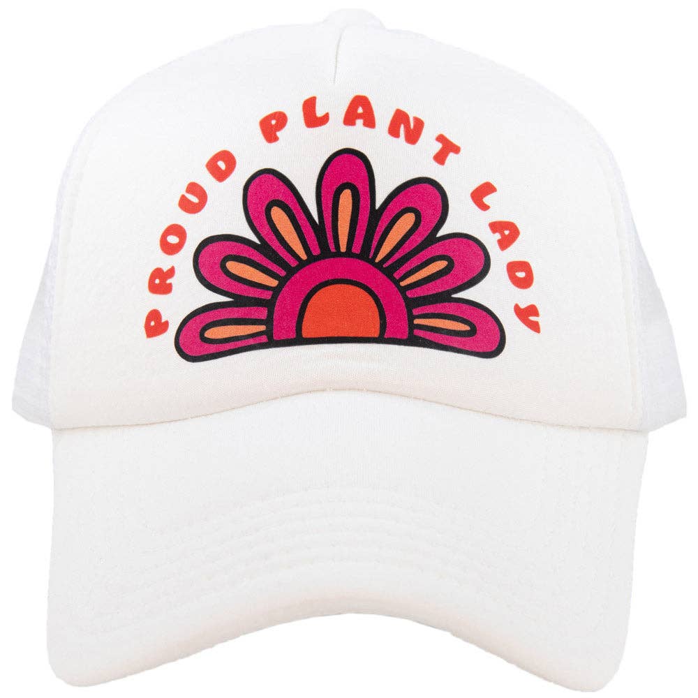 Proud Plant Lady Foam Trucker Hat Snapback